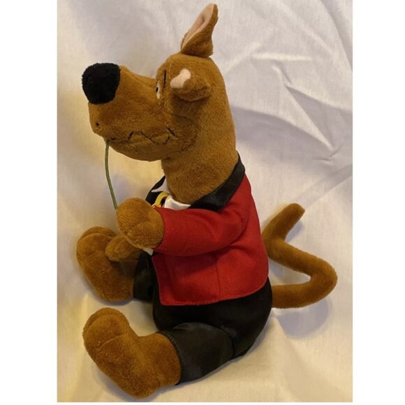 Scooby Doo Red Tuxedo Animated Singing Dancing Plush 2005 How Do Fools Fall In L - Picture 4 of 9